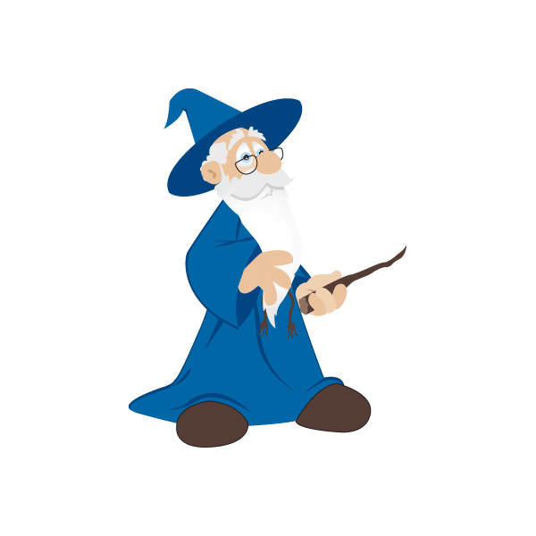Wizard animated